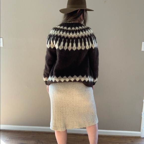 Vintage 60s/70s Nordic Wool Fairisle Sweater - Picture 5 of 8